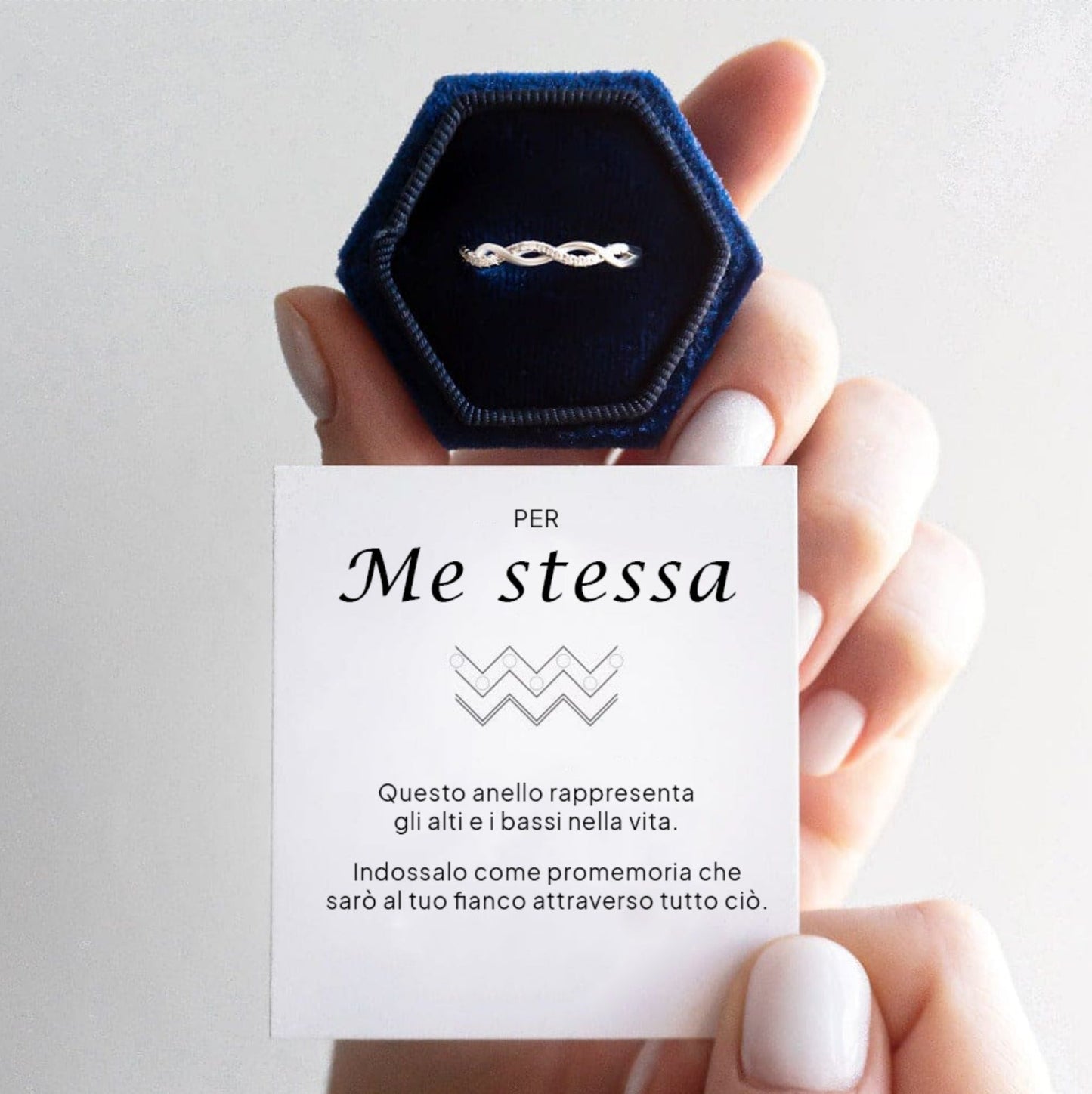 Anello Girevole " Per me Stessa"