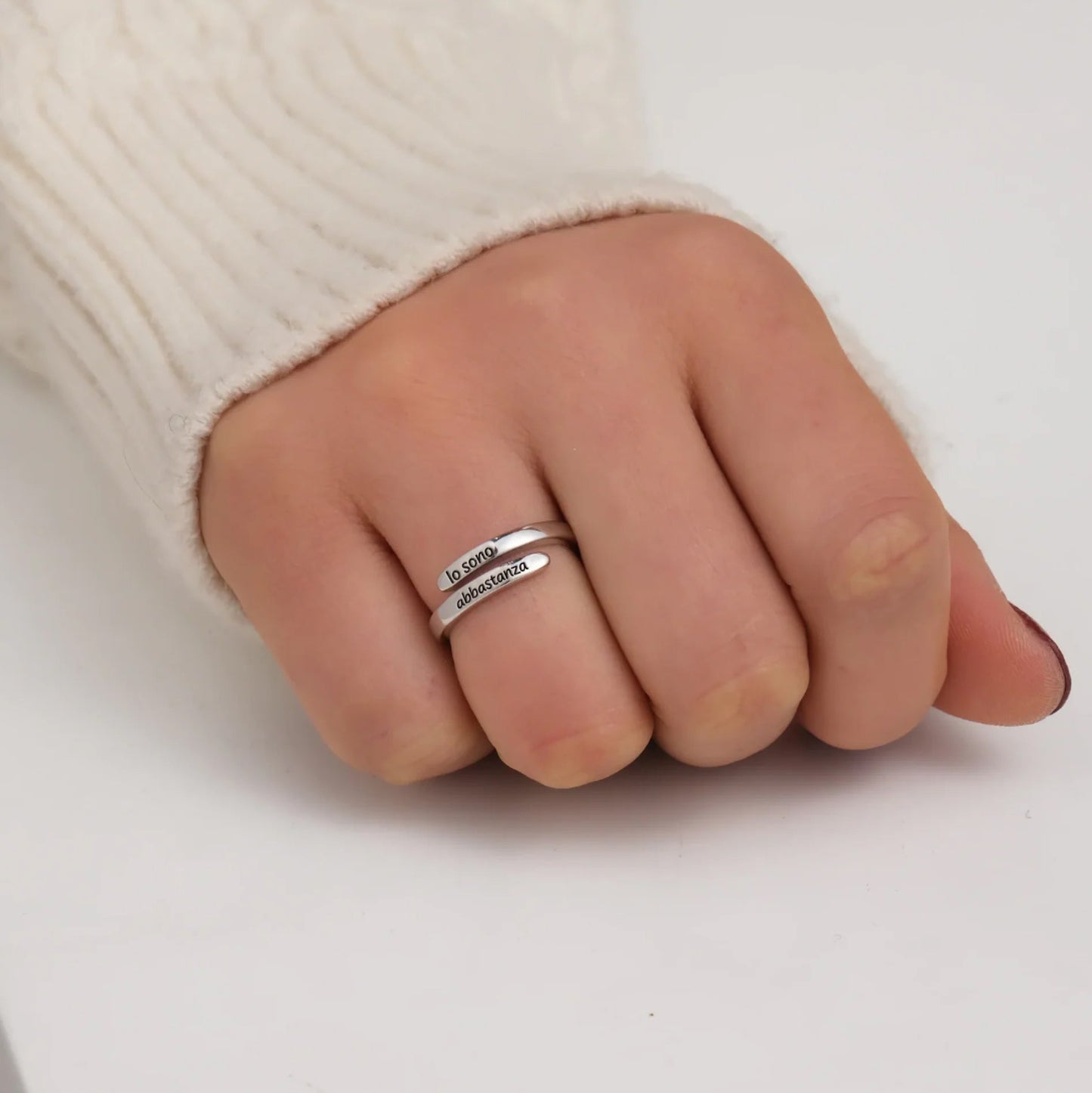 Anello "Io sono abbastanza"
