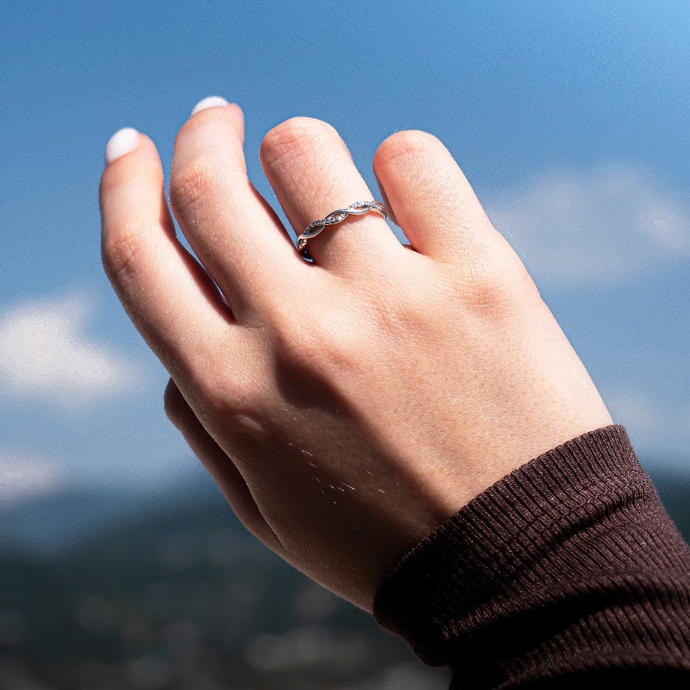 Anello Girevole " Per me Stessa"