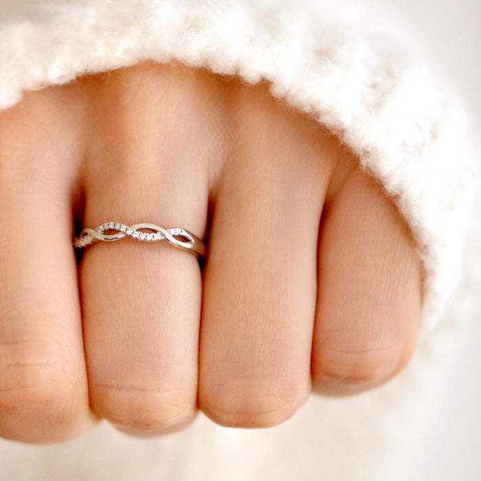 Anello Twist Per mia figlia "Fasi della Vita"