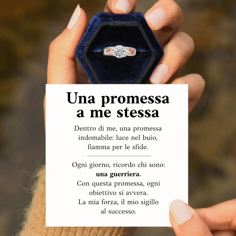 Anello "Promessa a me stessa"