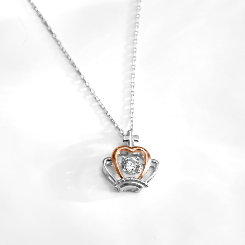 Collana Corona "Alla mia fantastica figlia"