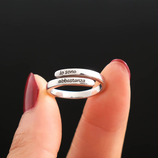 Anello "Io sono abbastanza"