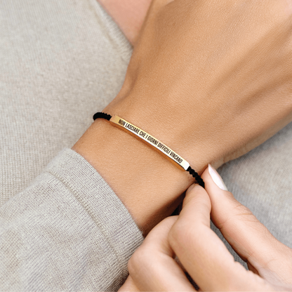 Bracciale motivazionale "Non lasciare che i giorni difficili vincano"