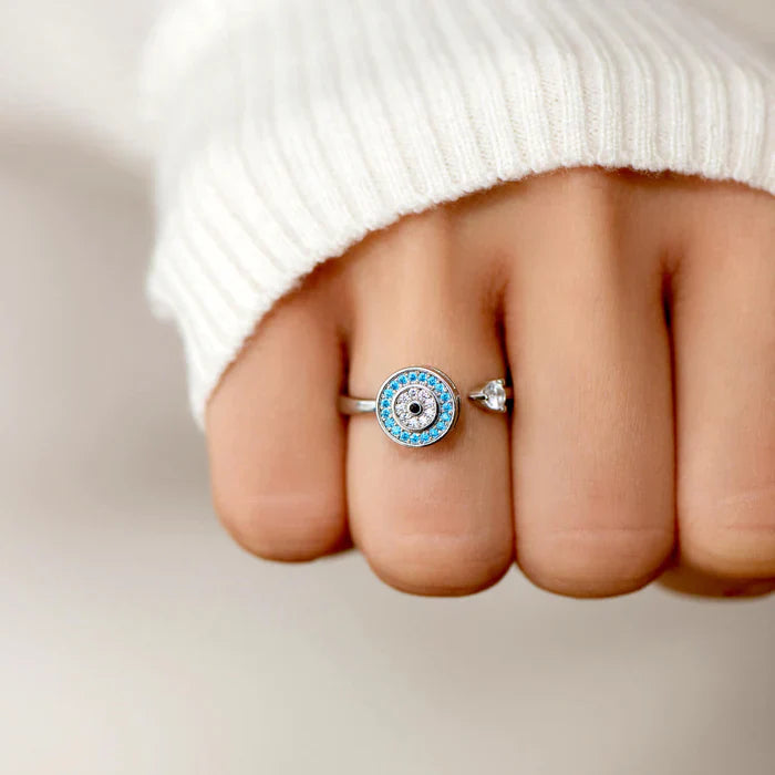 A Mia Figlia - Anello Antistress con Occhio Protettivo