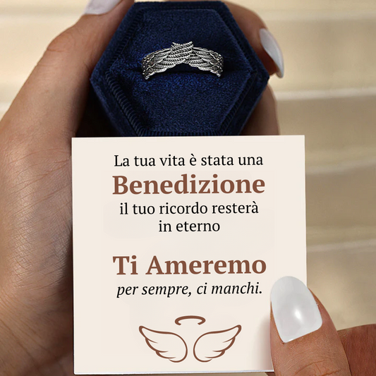 Anello Angelo "Per le persone a me più care"